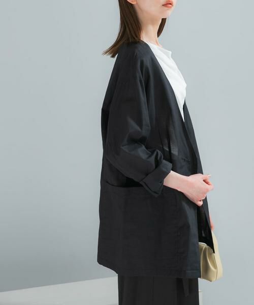 URBAN RESEARCH ROSSO / アーバンリサーチ ロッソ ノーカラージャケット | メモリーコットンライトジャケット | 詳細1