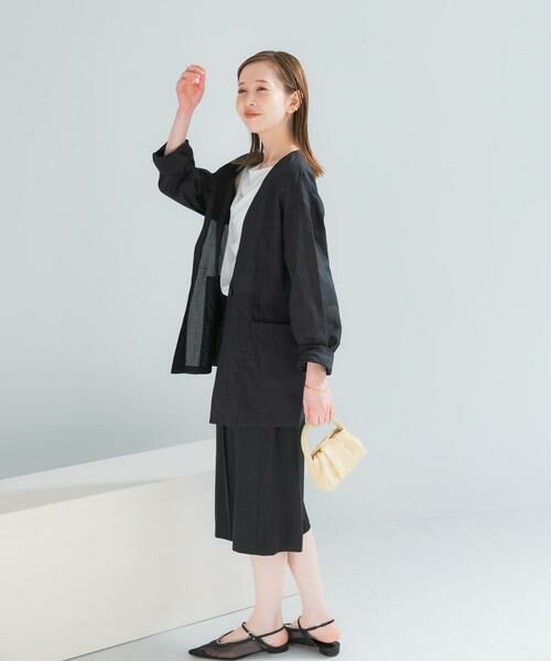 URBAN RESEARCH ROSSO / アーバンリサーチ ロッソ ノーカラージャケット | メモリーコットンライトジャケット | 詳細5