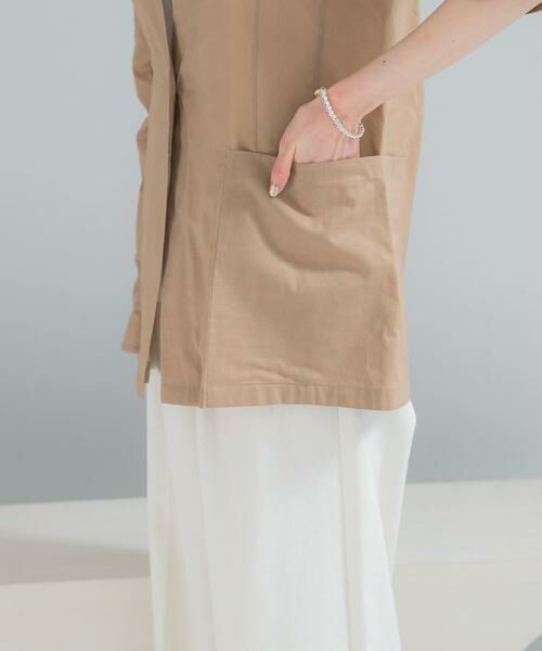 URBAN RESEARCH ROSSO / アーバンリサーチ ロッソ ノーカラージャケット | メモリーコットンライトジャケット | 詳細22