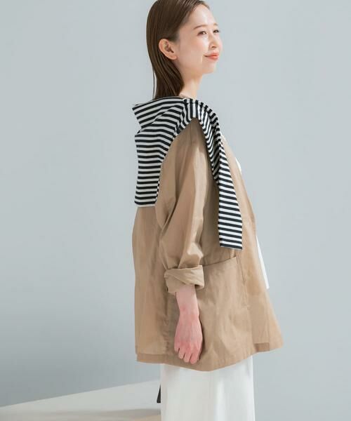 URBAN RESEARCH ROSSO / アーバンリサーチ ロッソ ノーカラージャケット | メモリーコットンライトジャケット | 詳細15