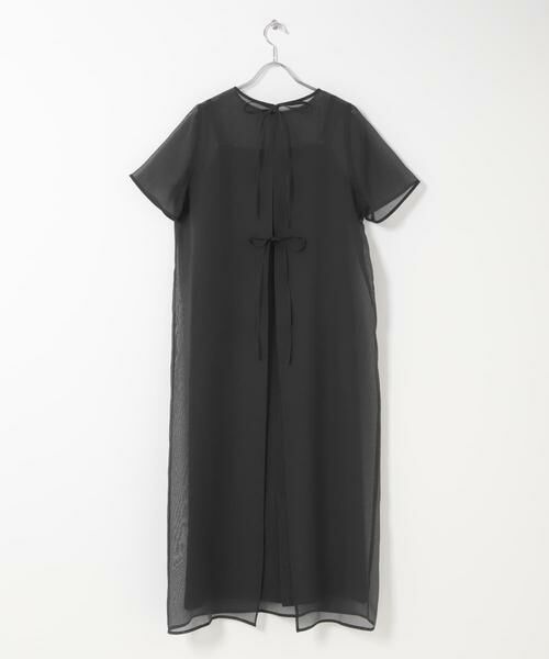 URBAN RESEARCH ROSSO / アーバンリサーチ ロッソ ドレス | ハーフスリーブオーガンジーバックオープンドレス | 詳細20