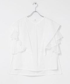 URBAN RESEARCH ROSSO / アーバンリサーチ ロッソ シャツ・ブラウス | ELENDEEK　MESH LAYERED SLEEVE BLOUSE