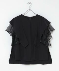 URBAN RESEARCH ROSSO / アーバンリサーチ ロッソ シャツ・ブラウス | ELENDEEK　MESH LAYERED SLEEVE BLOUSE