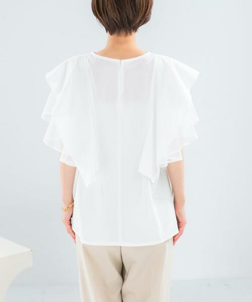 URBAN RESEARCH ROSSO / アーバンリサーチ ロッソ シャツ・ブラウス | ELENDEEK　MESH LAYERED SLEEVE BLOUSE | 詳細6