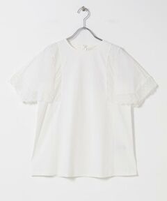URBAN RESEARCH ROSSO / アーバンリサーチ ロッソ Tシャツ | MARILYN MOON　LACED  SLEEVE CUTSEW