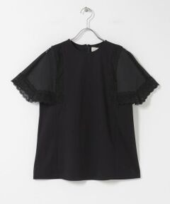 URBAN RESEARCH ROSSO / アーバンリサーチ ロッソ Tシャツ | MARILYN MOON　LACED  SLEEVE CUTSEW