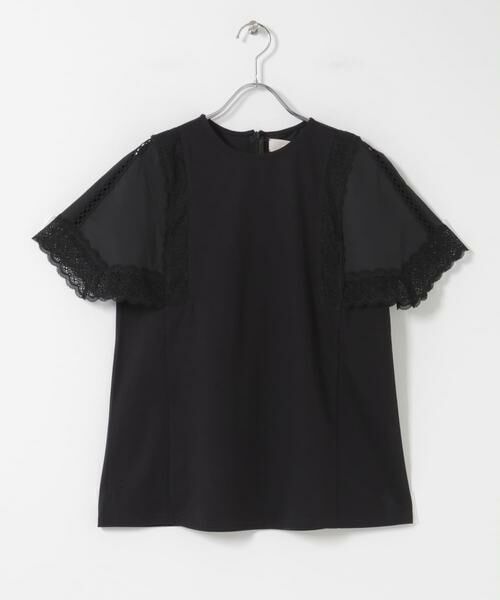 URBAN RESEARCH ROSSO / アーバンリサーチ ロッソ Tシャツ | MARILYN MOON　LACED  SLEEVE CUTSEW | 詳細3