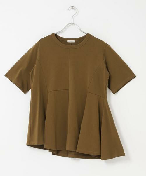 URBAN RESEARCH ROSSO / アーバンリサーチ ロッソ Tシャツ | PROTAGONISTA　ASYMMETRY DESIGN T-SHIRTS（カーキ）