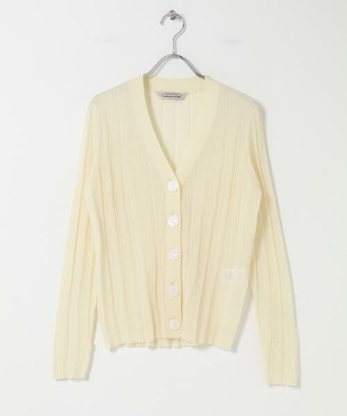 URBAN RESEARCH ROSSO / アーバンリサーチ ロッソ カーディガン・ボレロ | Torrazzo Donna　COOL TOUCH V-NECK KNIT（アイボリー）