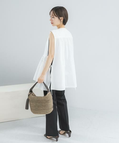 URBAN RESEARCH ROSSO / アーバンリサーチ ロッソ シャツ・ブラウス | PROTAGONISTA　NO-SLEEVE GATHER BLOUSE | 詳細7