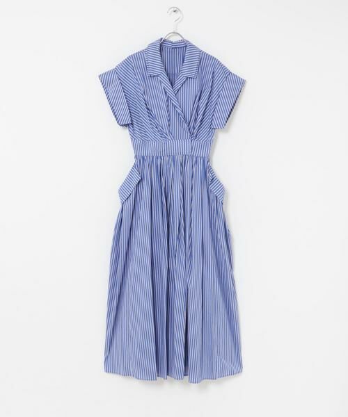 URBAN RESEARCH ROSSO / アーバンリサーチ ロッソ ワンピース | ELENDEEK　W COLLAR SHIRT ONE-PIECE（ブルー系その他）