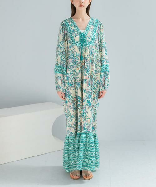 URBAN RESEARCH ROSSO / アーバンリサーチ ロッソ ワンピース | sara mallika　PAISLEY FLOWER PRINT DRESS | 詳細7