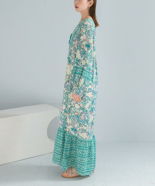 URBAN RESEARCH ROSSO / アーバンリサーチ ロッソ ワンピース | sara mallika　PAISLEY FLOWER PRINT DRESS | 詳細8