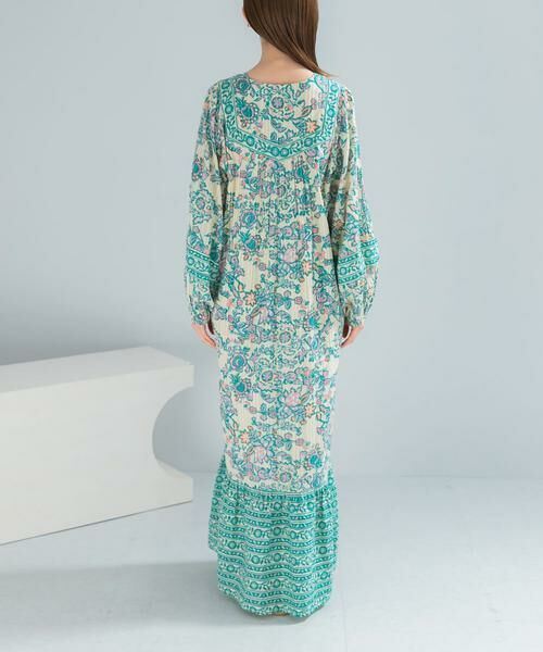 URBAN RESEARCH ROSSO / アーバンリサーチ ロッソ ワンピース | sara mallika　PAISLEY FLOWER PRINT DRESS | 詳細9