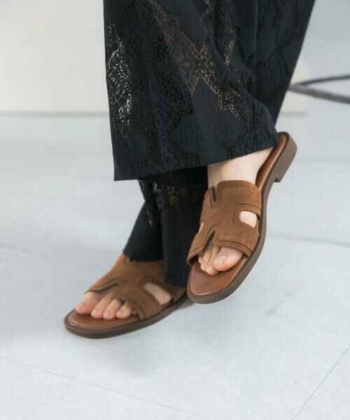 URBAN RESEARCH ROSSO / アーバンリサーチ ロッソ サンダル | NICOLAS LAINAS　スエードフラットサンダル | 詳細3