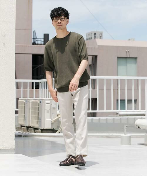 URBAN RESEARCH ROSSO / アーバンリサーチ ロッソ ニット・セーター | 『UR TECH』AIRDRY半袖クルーニット | 詳細3