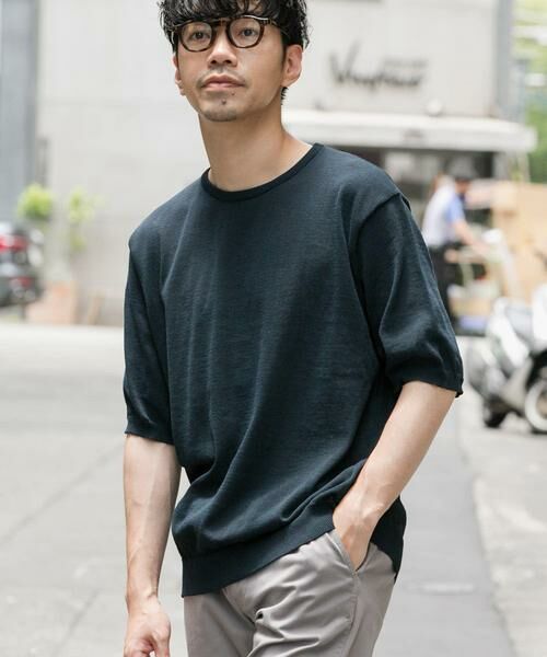 URBAN RESEARCH ROSSO / アーバンリサーチ ロッソ ニット・セーター | 『UR TECH』AIRDRY半袖クルーニット | 詳細7