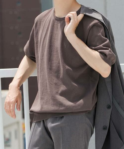 URBAN RESEARCH ROSSO / アーバンリサーチ ロッソ ニット・セーター | 『UR TECH』AIRDRY半袖クルーニット | 詳細19