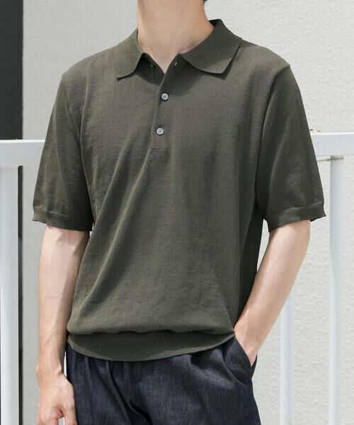 URBAN RESEARCH ROSSO / アーバンリサーチ ロッソ ポロシャツ | 『UR TECH』AIRDRY半袖ニットポロ | 詳細1