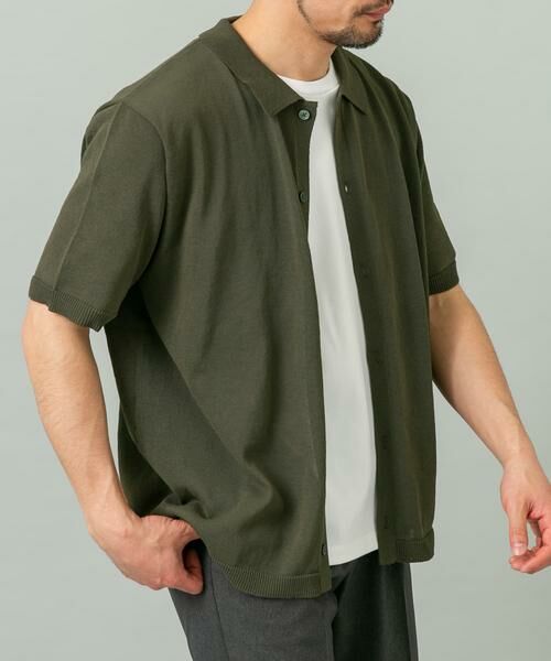 URBAN RESEARCH ROSSO / アーバンリサーチ ロッソ カーディガン・ボレロ | 『UR TECH』AIRDRY半袖ポロカーディガン | 詳細2