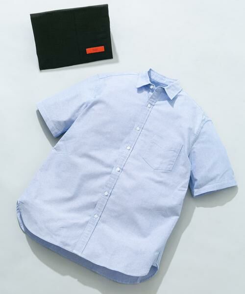 URBAN RESEARCH ROSSO / アーバンリサーチ ロッソ シャツ・ブラウス | 『WEB限定』『抗菌/消臭』『XXLサイズあり』ハイパフォーマンスオックス半袖シャツ（ライトブルー）