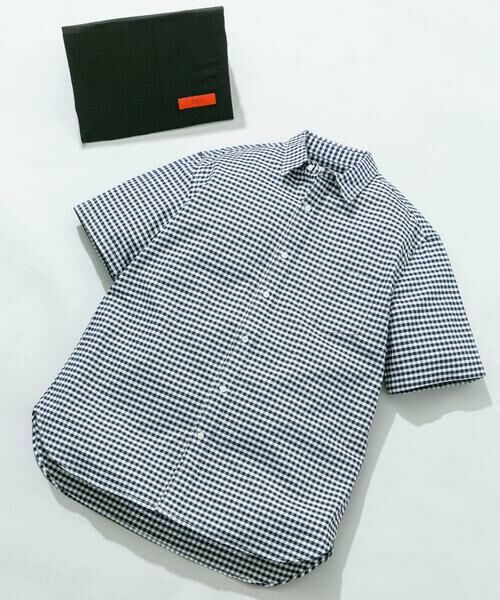 URBAN RESEARCH ROSSO / アーバンリサーチ ロッソ シャツ・ブラウス | 『WEB限定』『抗菌/消臭』『XXLサイズあり』ハイパフォーマンスオックス半袖シャツ（ネイビー）