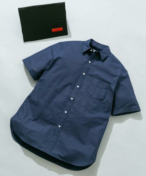 URBAN RESEARCH ROSSO / アーバンリサーチ ロッソ シャツ・ブラウス | 『WEB限定』『抗菌/消臭』『XXLサイズあり』ハイパフォーマンスオックス半袖シャツ（ブルー系その他）