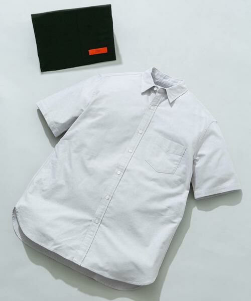 URBAN RESEARCH ROSSO / アーバンリサーチ ロッソ シャツ・ブラウス | 『WEB限定』『抗菌/消臭』『XXLサイズあり』ハイパフォーマンスオックス半袖シャツ（グレー）