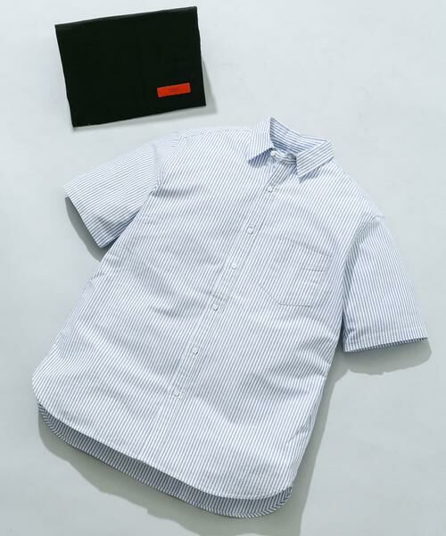 URBAN RESEARCH ROSSO / アーバンリサーチ ロッソ シャツ・ブラウス | 『WEB限定』『抗菌/消臭』『XXLサイズあり』ハイパフォーマンスオックス半袖シャツ（ストライプ）