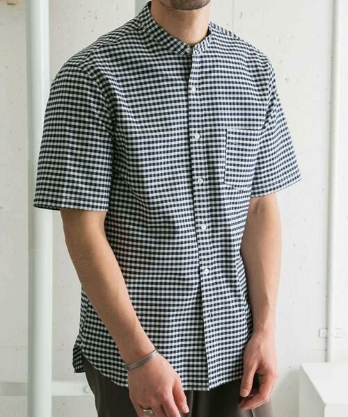 URBAN RESEARCH ROSSO / アーバンリサーチ ロッソ シャツ・ブラウス | 『WEB限定』『抗菌/消臭』『XXLサイズあり』ハイパフォーマンスバンドカラー半袖シャツ | 詳細11