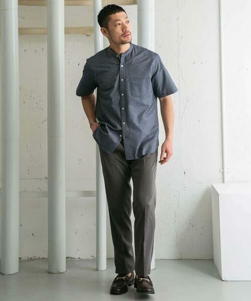 URBAN RESEARCH ROSSO / アーバンリサーチ ロッソ シャツ・ブラウス | 『WEB限定』『抗菌/消臭』『XXLサイズあり』ハイパフォーマンスバンドカラー半袖シャツ | 詳細23