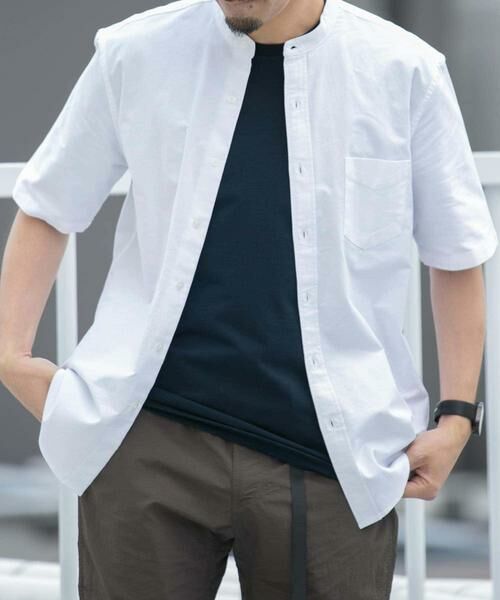 URBAN RESEARCH ROSSO / アーバンリサーチ ロッソ シャツ・ブラウス | 『WEB限定』『抗菌/消臭』『XXLサイズあり』ハイパフォーマンスバンドカラー半袖シャツ | 詳細26