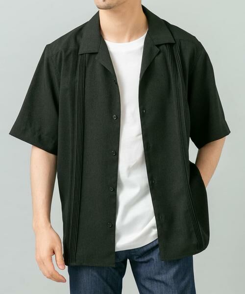 URBAN RESEARCH ROSSO / アーバンリサーチ ロッソ シャツ・ブラウス | 『セットアップ対応』『防シワ』サマーウール調キューバシャツ | 詳細1