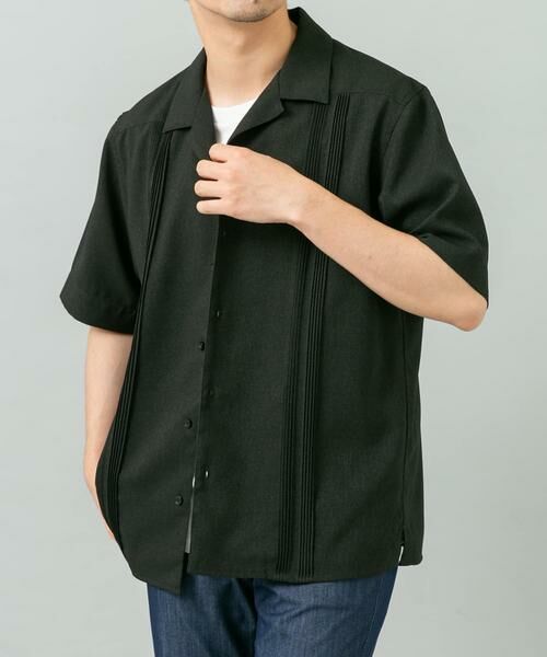 URBAN RESEARCH ROSSO / アーバンリサーチ ロッソ シャツ・ブラウス | 『セットアップ対応』『防シワ』サマーウール調キューバシャツ | 詳細2