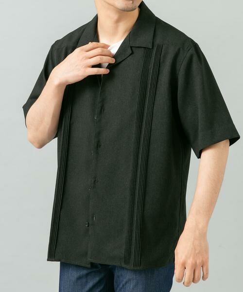 URBAN RESEARCH ROSSO / アーバンリサーチ ロッソ シャツ・ブラウス | 『セットアップ対応』『防シワ』サマーウール調キューバシャツ | 詳細3