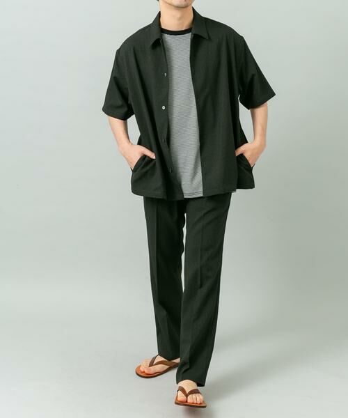 URBAN RESEARCH ROSSO / アーバンリサーチ ロッソ シャツ・ブラウス | 『セットアップ対応』『防シワ』サマーウール調サイドポケットシャツ | 詳細4