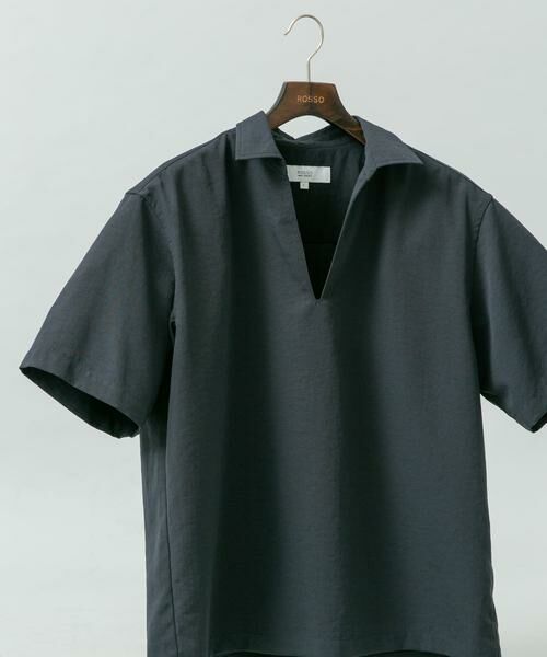 URBAN RESEARCH ROSSO / アーバンリサーチ ロッソ シャツ・ブラウス | 『セットアップ対応』『防シワ/速乾』ドライイージースキッパーシャツ（ネイビー）