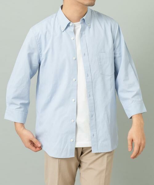 URBAN RESEARCH ROSSO / アーバンリサーチ ロッソ シャツ・ブラウス | ハイパフォーマンスリネン七分袖シャツ | 詳細1