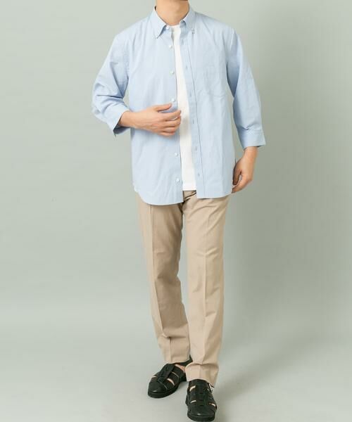 URBAN RESEARCH ROSSO / アーバンリサーチ ロッソ シャツ・ブラウス | ハイパフォーマンスリネン七分袖シャツ | 詳細4