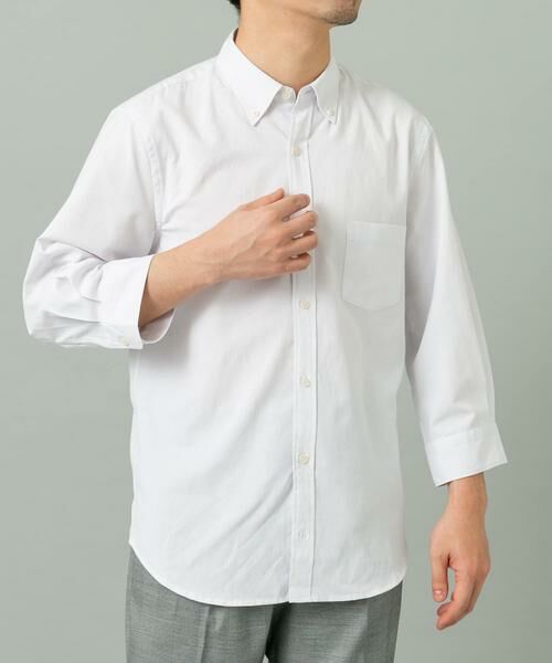 URBAN RESEARCH ROSSO / アーバンリサーチ ロッソ シャツ・ブラウス | ハイパフォーマンスリネン七分袖シャツ | 詳細17