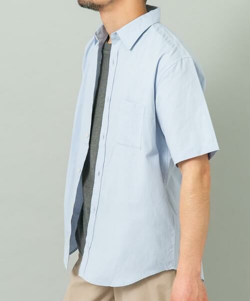 URBAN RESEARCH ROSSO / アーバンリサーチ ロッソ シャツ・ブラウス | 『イージーケア / XLサイズあり』ハイパフォーマンスリネン半袖シャツ | 詳細2