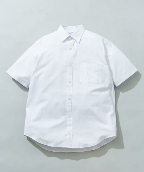 URBAN RESEARCH ROSSO / アーバンリサーチ ロッソ シャツ・ブラウス | 『イージーケア / XLサイズあり』ハイパフォーマンスリネン半袖シャツ（ホワイト）