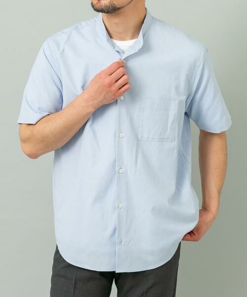 URBAN RESEARCH ROSSO / アーバンリサーチ ロッソ シャツ・ブラウス | 『WEB限定』『イージーケア / XLサイズあり』ハイパフォーマンスリネンバンド半袖シャツ | 詳細2