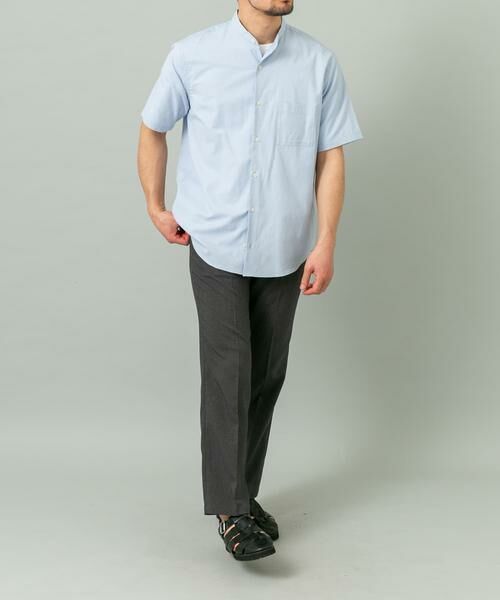 URBAN RESEARCH ROSSO / アーバンリサーチ ロッソ シャツ・ブラウス | 『WEB限定』『イージーケア / XLサイズあり』ハイパフォーマンスリネンバンド半袖シャツ | 詳細4