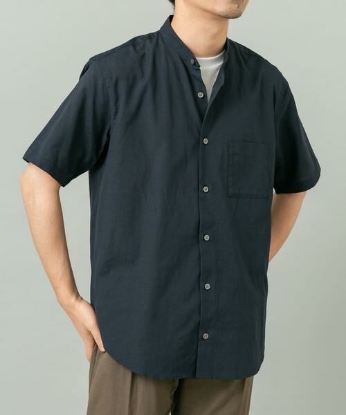 URBAN RESEARCH ROSSO / アーバンリサーチ ロッソ シャツ・ブラウス | 『WEB限定』『イージーケア / XLサイズあり』ハイパフォーマンスリネンバンド半袖シャツ | 詳細8