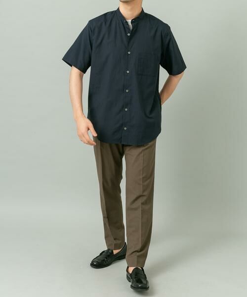 URBAN RESEARCH ROSSO / アーバンリサーチ ロッソ シャツ・ブラウス | 『WEB限定』『イージーケア / XLサイズあり』ハイパフォーマンスリネンバンド半袖シャツ | 詳細9