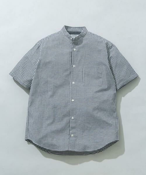 URBAN RESEARCH ROSSO / アーバンリサーチ ロッソ シャツ・ブラウス | 『WEB限定』『イージーケア / XLサイズあり』ハイパフォーマンスリネンバンド半袖シャツ(チェック)