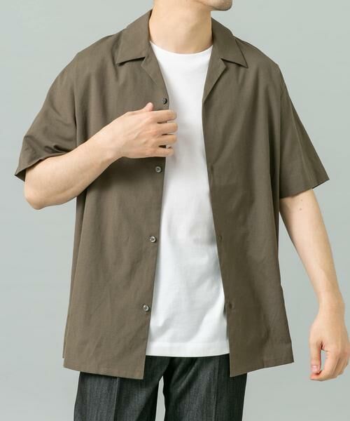 URBAN RESEARCH ROSSO / アーバンリサーチ ロッソ シャツ・ブラウス | 『イージーケア / XLサイズあり』アーバンリラックスリネンオープンカラーシャツ | 詳細2