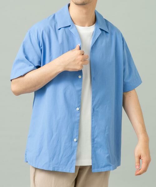 URBAN RESEARCH ROSSO / アーバンリサーチ ロッソ シャツ・ブラウス | 『イージーケア / XLサイズあり』アーバンリラックスリネンオープンカラーシャツ | 詳細7