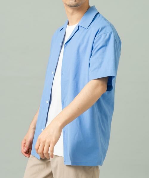 URBAN RESEARCH ROSSO / アーバンリサーチ ロッソ シャツ・ブラウス | 『イージーケア / XLサイズあり』アーバンリラックスリネンオープンカラーシャツ | 詳細9